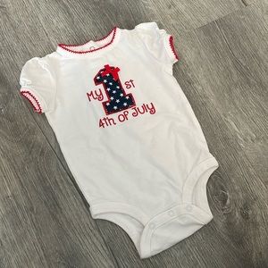 My 1st Fourth of July onesie